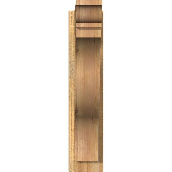 Funston Rough Sawn Traditional Outlooker, Western Red Cedar, 6W X 20D X 28H